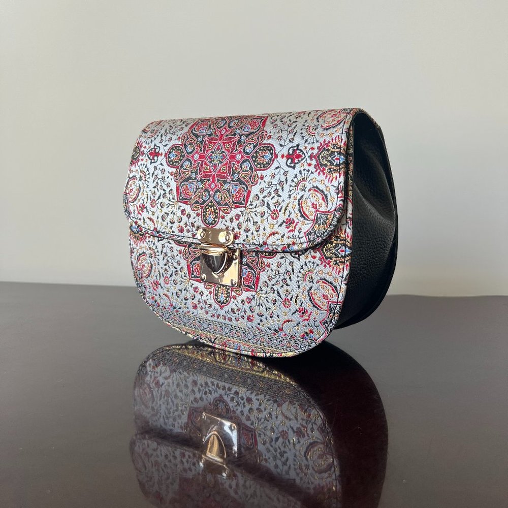 Azilux brand Leather Turkish handmade unique designed evening handbag